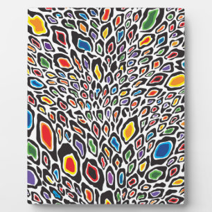 Psychedelic Cheetah Plaque