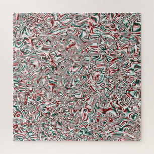 Psychedelic Christmas Jigsaw Puzzle