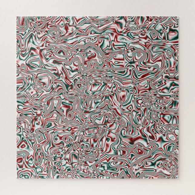 Psychedelic Christmas Jigsaw Puzzle (Vertical)