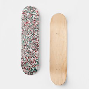 Psychedelic Christmas Skateboard