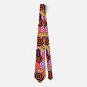 psychedelic circles tie
