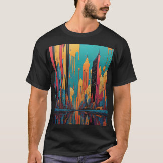Psychedelic city  T-Shirt