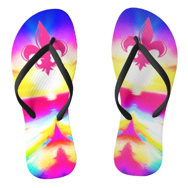 Psychedelic Coaster Jandals (Footbed)