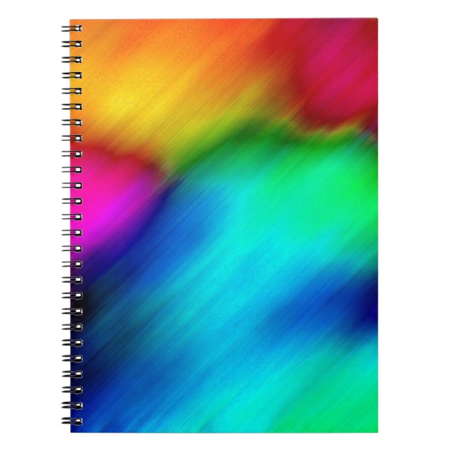 Psychedelic Colors Notebook (Front)