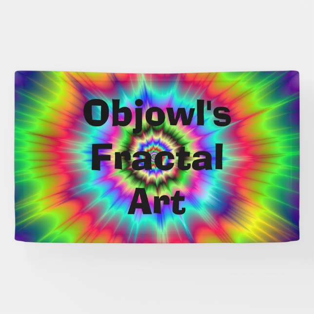 Psychedelic Colour Explosion Banner (Horizontal)