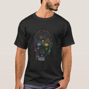 Psychedelic Colourful Dream Trippy Rainbow Spectru T-Shirt