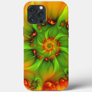 Psychedelic Colourful Modern Abstract Fractal Art iPhone 13 Pro Max Case