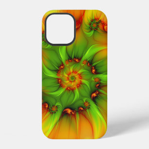 Psychedelic Colourful Modern Abstract Fractal Art iPhone 12 Case