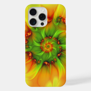 Psychedelic Colourful Modern Abstract Fractal Art iPhone 15 Pro Max Case