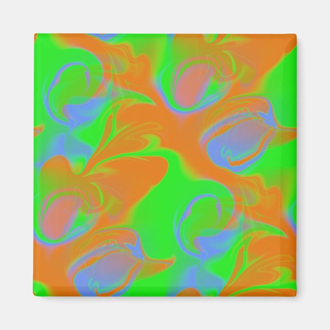 Psychedelic Colours 2 Magnet (Front)