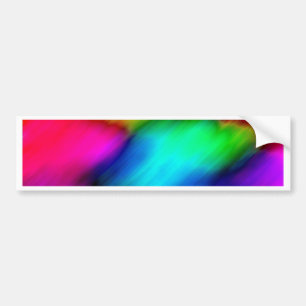 Psychedelic Colours Bumper Sticker