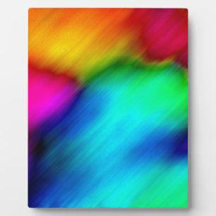 Psychedelic Colours Plaque