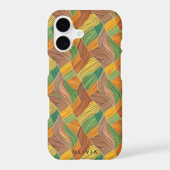 Psychedelic Contemporary Pattern with Lines (Back)