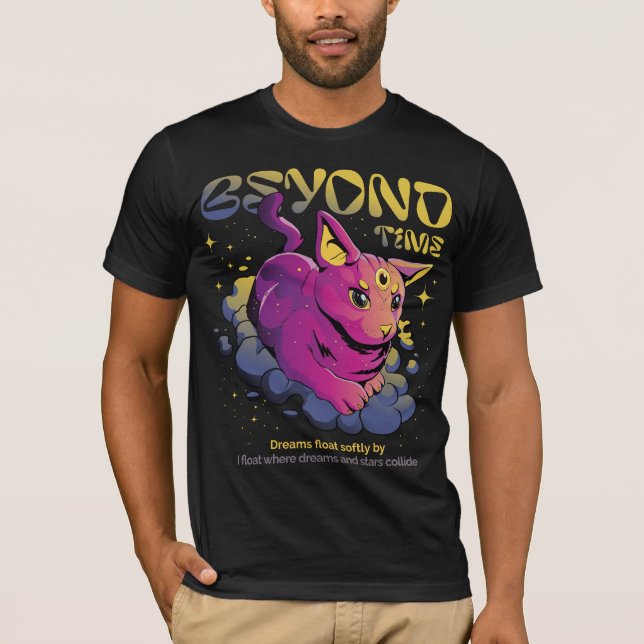 Psychedelic Cosmic Cat - Beyond Time Tee (Front)