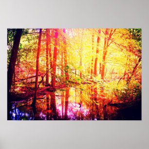 Psychedelic Creek Poster