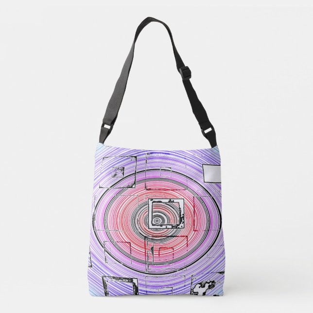 Psychedelic Crossbody Bag (Back)