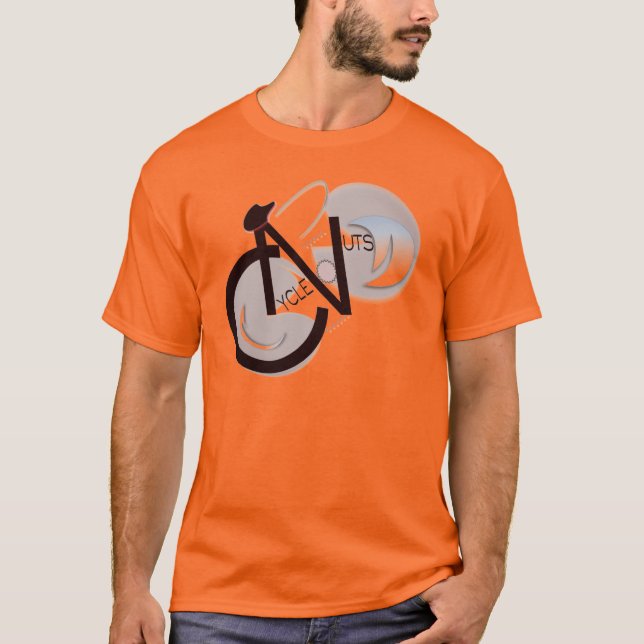 Psychedelic CycleNuts Logo T T-Shirt (Front)