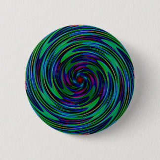 Psychedelic Dark Swirls 6 Cm Round Badge