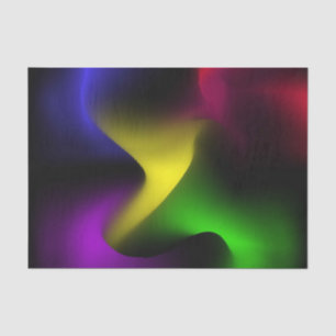 Psychedelic Dark Wave Tissue Paper