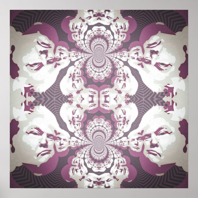 Psychedelic Donald Trump Poster (Front)