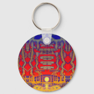 Psychedelic Dreamland Key Ring