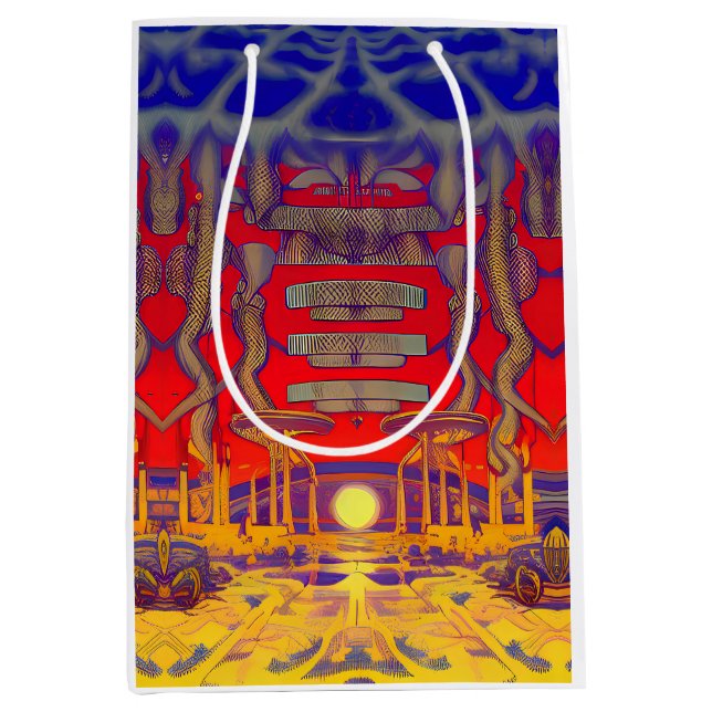 Psychedelic Dreamland Medium Gift Bag (Front)