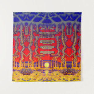 Psychedelic Dreamland Tapestry