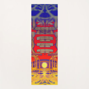 Psychedelic Dreamland Yoga Mat