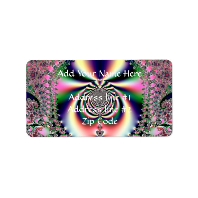 Psychedelic Dreams Fractal Label (Front)