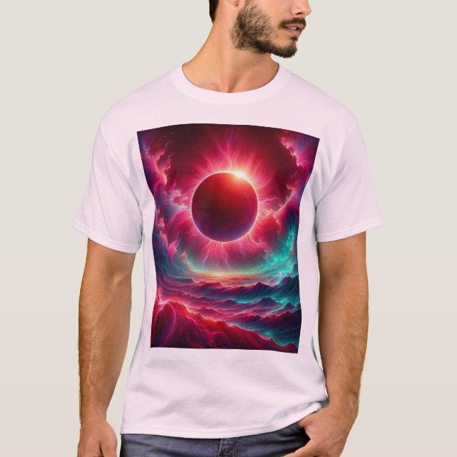 Psychedelic Eclipse T-Shirt (Front)