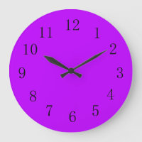 Psychedelic Electric Purple Solid Colour