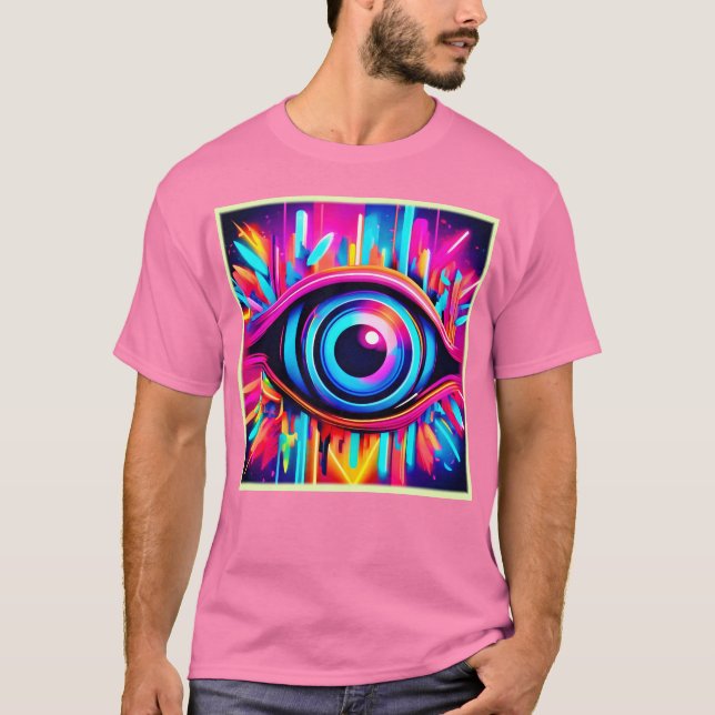 Psychedelic Eye Art T-Shirt (Front)