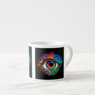 Psychedelic Eye Espresso Mug