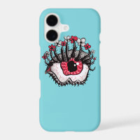 Psychedelic Eye Melt Creepy Dark Art