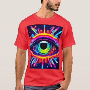 Psychedelic Eye of the Universe Art T-Shirt