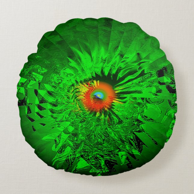 Psychedelic Eye..... Round Cushion (Front)