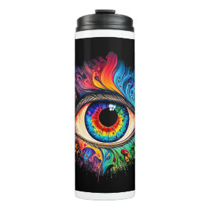 Psychedelic Eye Thermal Tumbler 
