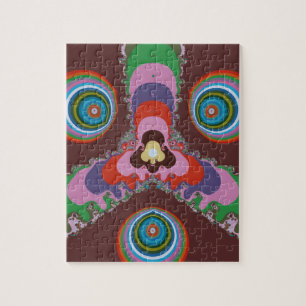 Psychedelic Eyes Jigsaw Puzzle