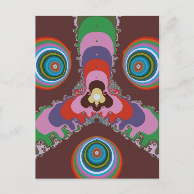 Psychedelic Eyes Postcard (Front)