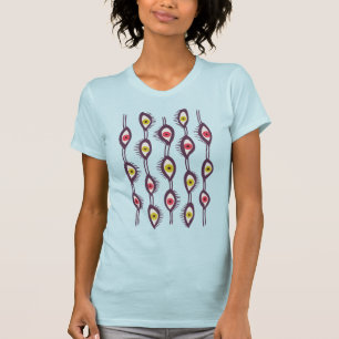 Psychedelic Eyes Trippy Hippie Colourful T-Shirt