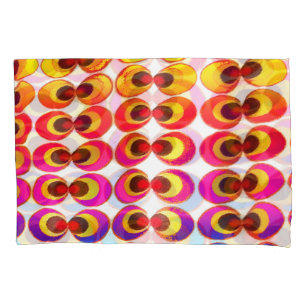 Psychedelic fabric pillowcase
