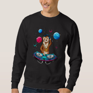 Psychedelic Ferret DJ EDM Raver Trance Music Festi Sweatshirt