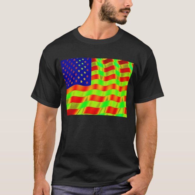 Psychedelic Flag Shirt (Front)