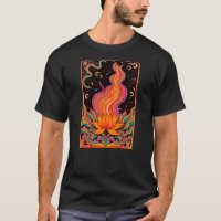 Psychedelic Flame Flower