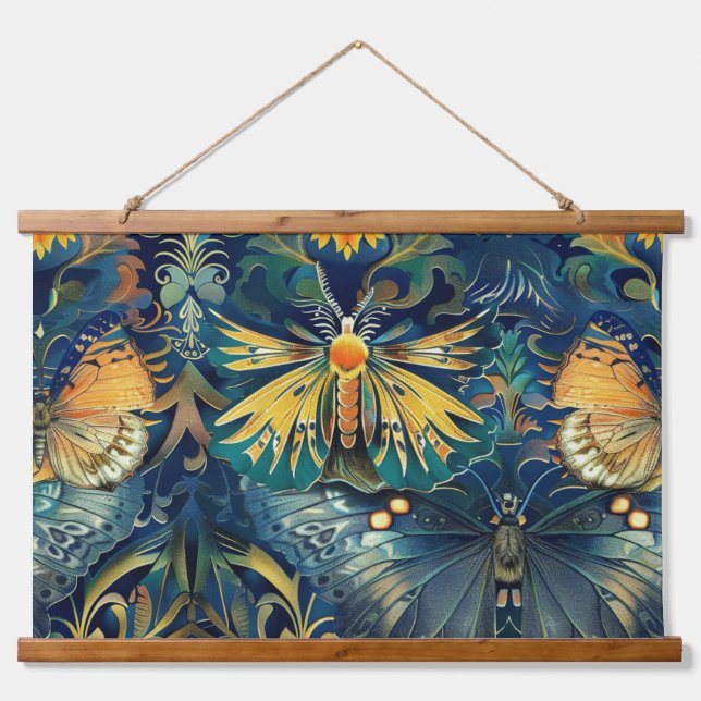 Psychedelic Flight Tapestry Botanical (Front)