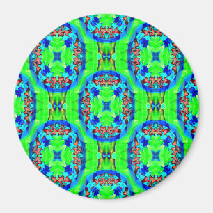 Psychedelic flowers..... magnet
