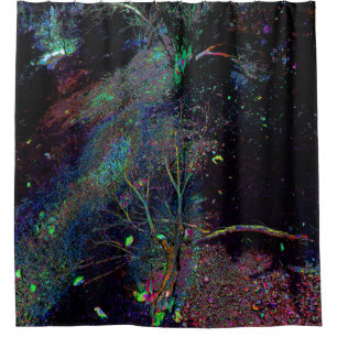 Psychedelic Forest... Shower Curtain