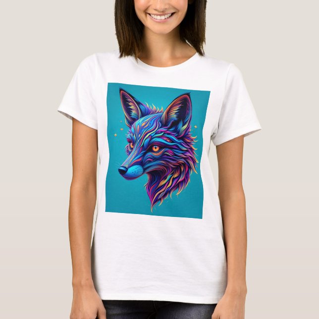 Psychedelic Fox Head T-Shirt (Front)