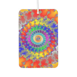 Psychedelic Fractal Car Air Freshener