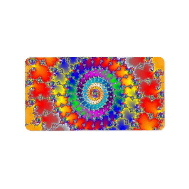 Psychedelic Fractal Label (Front)